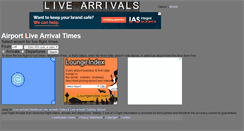 Desktop Screenshot of livearrivals.com